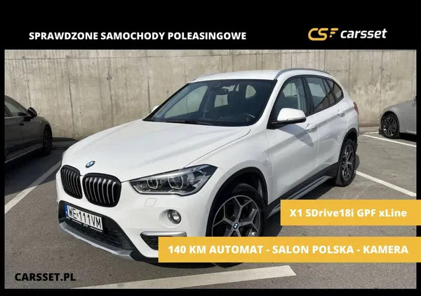 śląskie BMW X1 cena 114899 przebieg: 61757, rok produkcji 2019 z Kłobuck